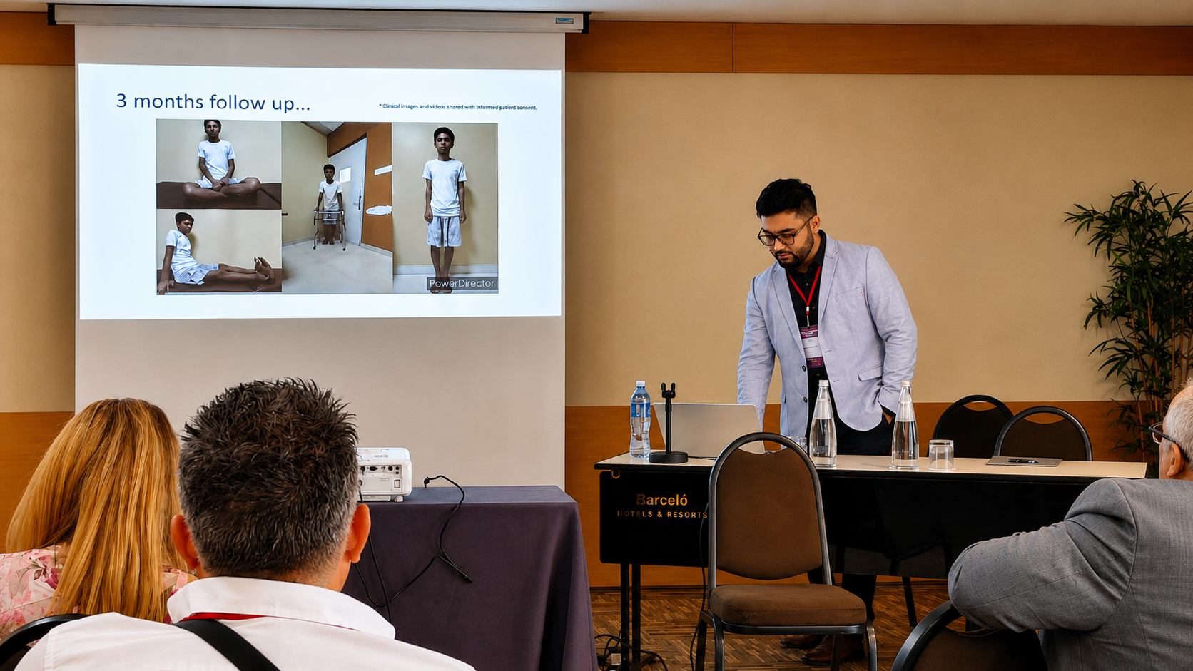 Dr. Soutrik Mukherjee at Rome Orthopaedics Conference 2023